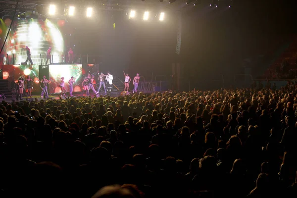 Odessa Ukraina Kwiecień 2012 Koncert Kultowego Rosyjski Piosenkarz Philip Kirkorov — Zdjęcie stockowe
