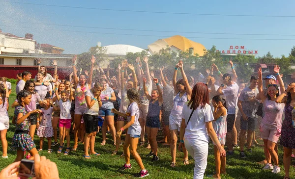 Odessa Ukraine Août 2017 Les Jeunes Garçons Filles Amusent Pendant — Photo