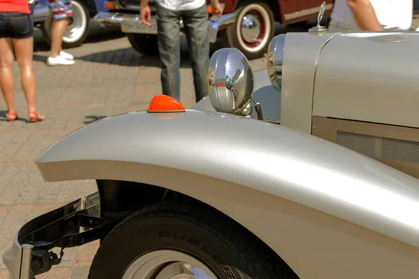 Odessa Ucrania Agosto 2017 Modelos Únicos Coches Muestran Exposición Tradicional — Foto de Stock