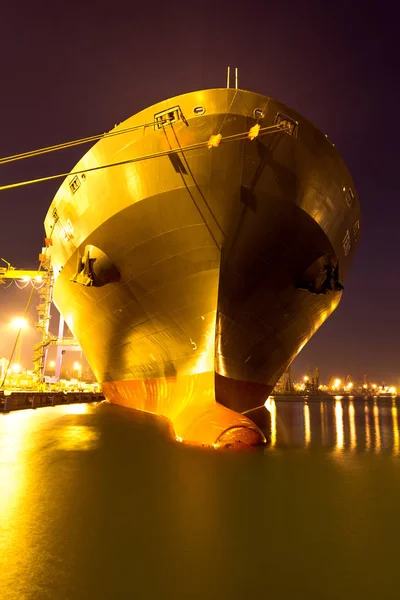 Odessa Noviembre Descarga Contenedores Los Buques Marítimos Puerto Iyichevck Por — Foto de Stock