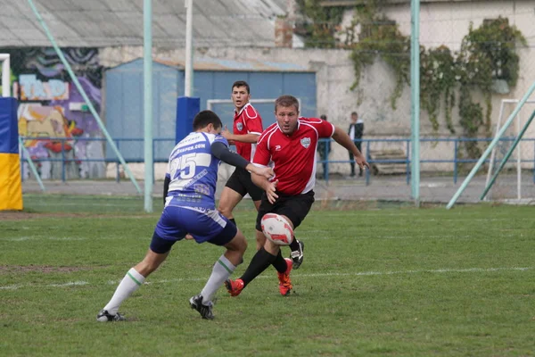 Odessa Ukraine September 2018 Endspiele Der Stärksten Rugby Mannschaften Der — Stockfoto