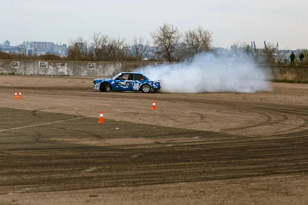 Odessa Ukraina April 2017 Bekämpa Drifters Lokala Drifting Tävlingar Drifting — Stockfoto