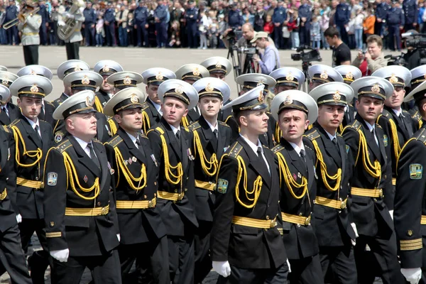 오데사 위대한 전쟁에 승리를 이벤트 퍼레이드 2012 오데사 우크라이나 — 스톡 사진