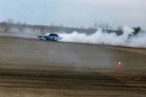 Oděsa Ukrajina Dubna 2017 Combat Povalečů Místních Soutěžích Driftování Napínavou — Stock fotografie