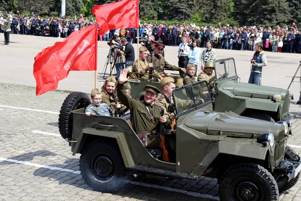 Odessa Mei Evenementen Ter Herdenking Van Verjaardag Van Overwinning Grote — Stockfoto