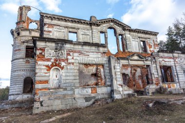 Jitomir, Ukrayna bir antik kale Tereshchenko toprak kalıntıları. 20. yüzyılın başlarında Rusya Devrimi sırasında proletaryanın Vandallar tarafından yok güzel eski kale. Vandalizm ve İklim erozyon kaleden daha da imha