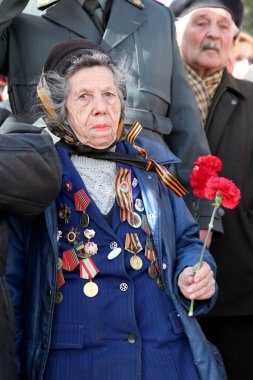 Odessa 4 Mayıs: olayları büyük Vatanseverlik Savaşı zaferle kutlamak için. askerleri zafer, Mayıs 4, 2012 odessa, Ukrayna