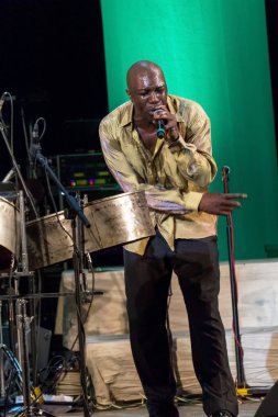 Odessa, Ukrayna - 8 Haziran 2013: Geleneksel uluslararası müzik Caz Festivali Jazzfest 