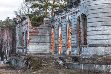 Jitomir, Ukrayna bir antik kale Tereshchenko toprak kalıntıları. 20. yüzyılın başlarında Rusya Devrimi sırasında proletaryanın Vandallar tarafından yok güzel eski kale. Vandalizm ve İklim erozyon kaleden daha da imha