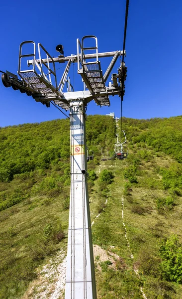 Rússia Gelendzhik Território Krasnodar Maio 2018 Descida Teleférico Parque Safári — Fotografia de Stock