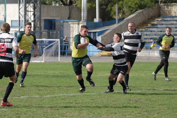 Odessa Ukraina Września 2018 Ostatnie Gry Najsilniejszych Drużyn Rugby Mistrzostwach — Zdjęcie stockowe