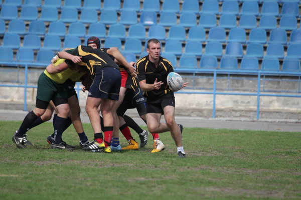 Odessa Ukraine September 2018 Endspiele Der Stärksten Rugby Mannschaften Der — Stockfoto