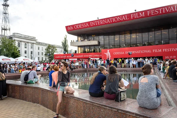 Odessa Ukraina Lipca 2015 Czerwony Dywan Otwarcie International Film Festival — Zdjęcie stockowe