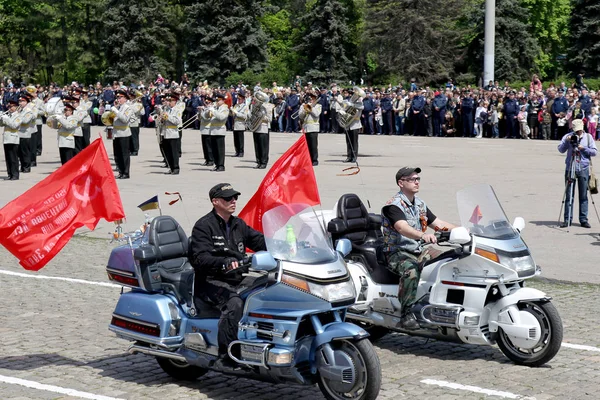오데사 위대한 전쟁에 승리를 이벤트 퍼레이드 2012 오데사 우크라이나 — 스톡 사진
