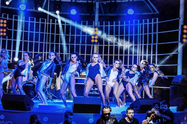 Odessa Mai Night Club Este Nou Spectacol Lumină Lucruri Noi — Fotografie, imagine de stoc