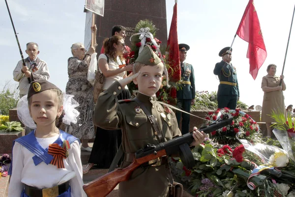 Odessa May Events Commemorate Anniversary Victory Great Patriotic War Soldiers — Stock Photo, Image