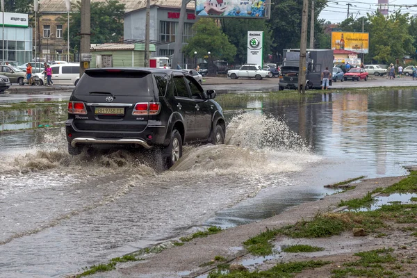 Odessa Ukraina Juli 2014 Som Ett Resultat Kraftiga Regn Katastrof — Stockfoto