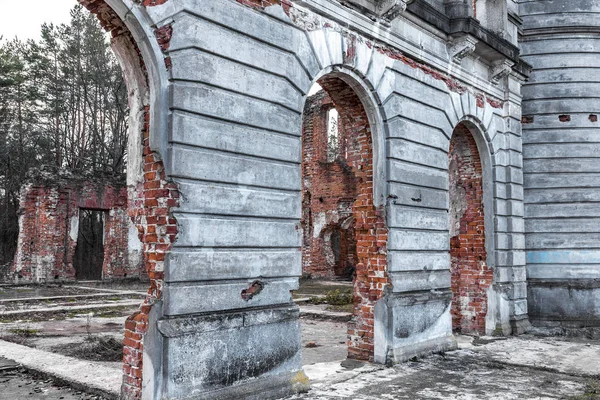 Rovine Antico Castello Tereshchenko Proprietario Terriero Zhitomir Ucraina Bellissimo Vecchio — Foto Stock