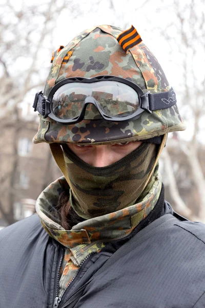 Odessa Ukraine March 2014 People Protest Euromaydan Odessa Coup Referendum — Stock Photo, Image