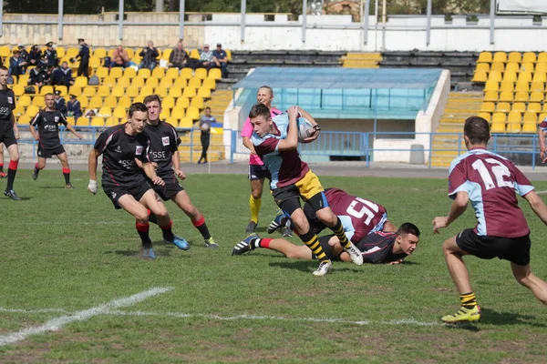 Odessa Ukraine Septembre 2018 Derniers Matchs Des Meilleures Équipes Rugby — Photo