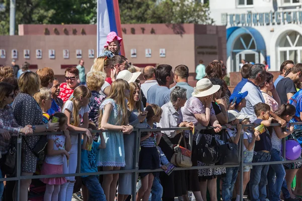 Novorossiysk Federacja Rosyjska Dnia Maja 2018 Pierwszomajowa Pokoju Praca Może — Zdjęcie stockowe