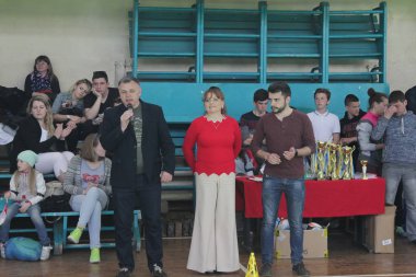 Odessa, Ukrayna - 29 Nisan 2017: rugby ligi odessa maçın özel spor okulu