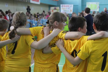 29 Nisan 2017 - Odessa, Ukrayna: rugby ligi odessa maçın özel spor okulu