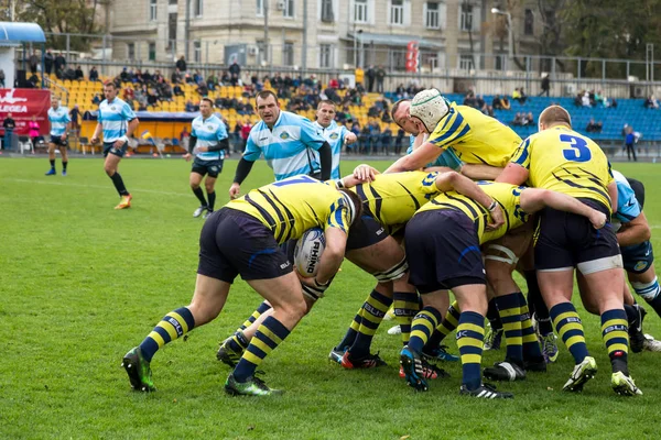 Odessa Ucrania Mayo 2017 Copa Europa Rugby Ucrania Azul Suecia — Foto de Stock