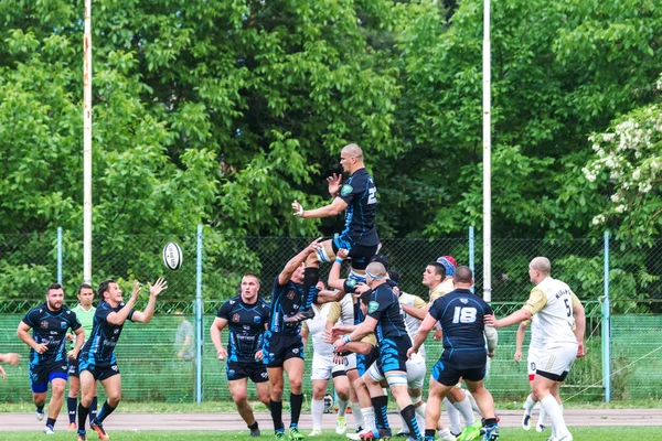 Krasnodar Rusya Federasyonu 2018 Olabilir Rus Rugby Şampiyonası Erkekler Arasında — Stok fotoğraf