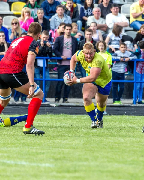 Odessa Ukraine Mai 2016 Halbfinale Der Rugby Europameisterschaft Das Spannungsgeladene — Stockfoto