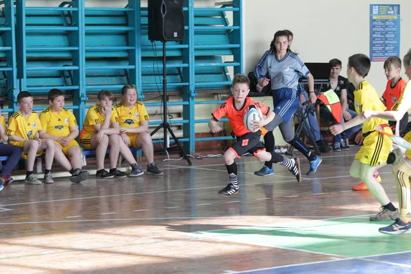 Abril 2017 Odessa Ucrania Liga Rugby Odessa Escuela Deportes Especiales — Foto de Stock