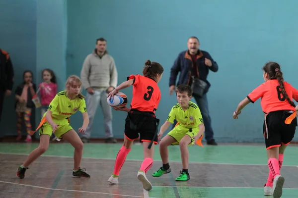 29 Nisan 2017 - Odessa, Ukrayna: rugby ligi odessa maçın özel spor okulu