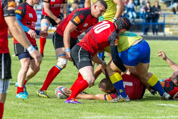 Odessa Ucrania Mayo 2016 Semifinal Copa Europa Rugby Tenso Juego —  Fotos de Stock