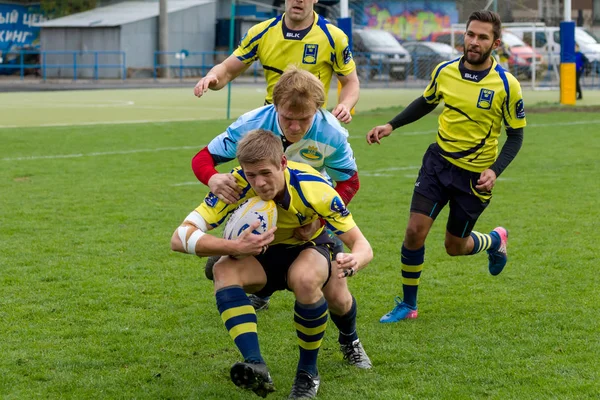 Odessa Ucrania Mayo 2017 Copa Europa Rugby Ucrania Azul Suecia — Foto de Stock