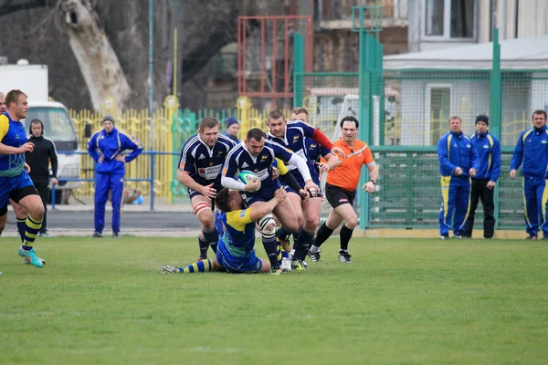 Odessa Ukraina April 2013 Internationella Europacupen Rugby Team Moldavien Och — Stockfoto