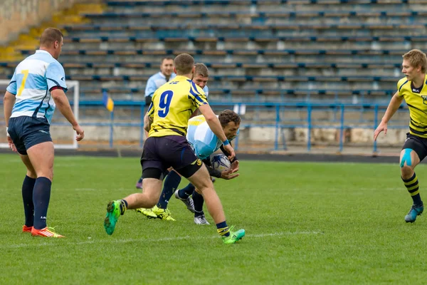 Odessa Ucrania Mayo 2017 Copa Europa Rugby Ucrania Azul Suecia — Foto de Stock