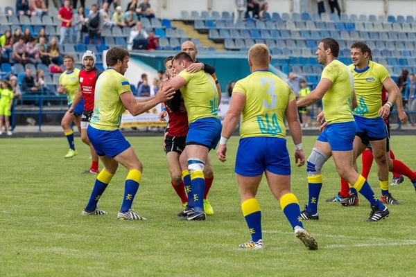 Odessa Ukraina Maja 2016 Roku Półfinale Pucharu Europy Rugby Trzymająca — Zdjęcie stockowe