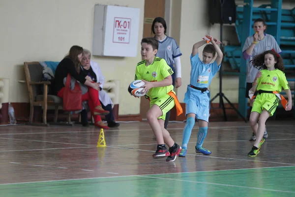 Odessa Ukraine Avril 2017 Match Rugby Xiii École Spéciale Sport — Photo