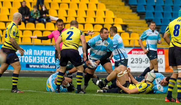 Odessa Ucrania Mayo 2017 Copa Europa Rugby Ucrania Azul Suecia — Foto de Stock