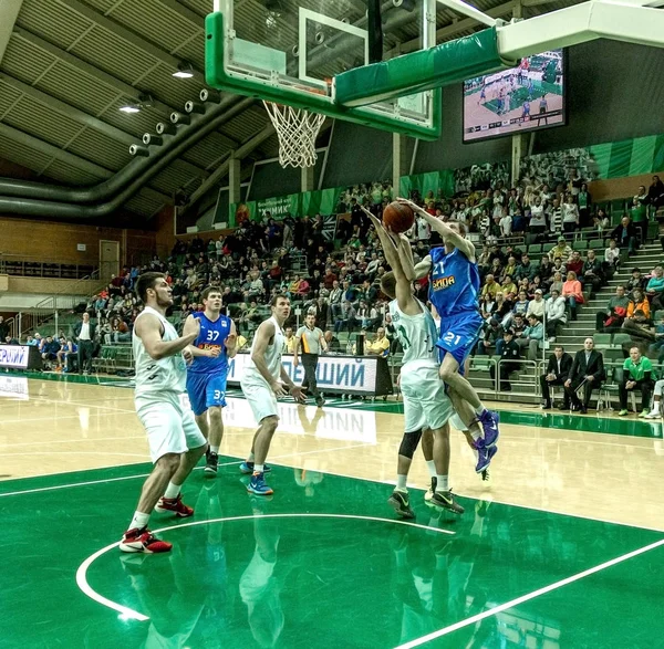 Oděsa Ukrajina Prosince 2015 Zápas Super League Ukrajiny Basketbalové Derby — Stock fotografie