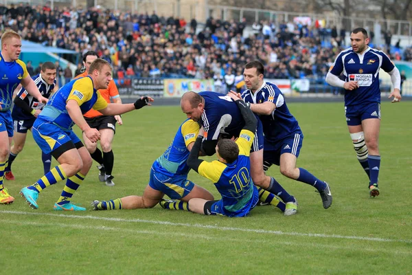 Odessa Ucrania Abril 2013 Copa Europa Internacional Rugby Equipo Moldavia —  Fotos de Stock