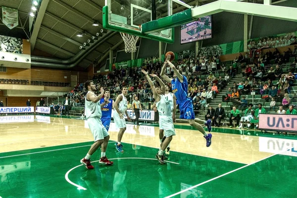 Odessa Ukraina December 2015 Matchen Super League Ukraina Basket Derby — Stockfoto