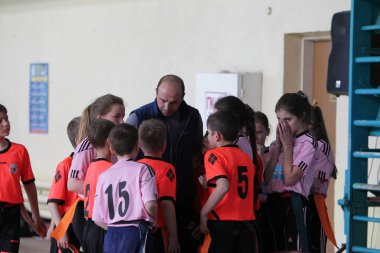 29 Nisan 2017 - Odessa, Ukrayna: rugby ligi odessa maçın özel spor okulu