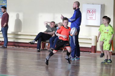 29 Nisan 2017 - Odessa, Ukrayna: rugby ligi odessa maçın özel spor okulu