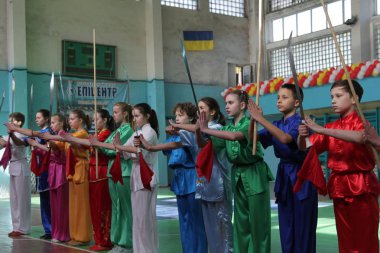 29 Nisan 2017 - Odessa, Ukrayna: rugby ligi odessa maçın özel spor okulu