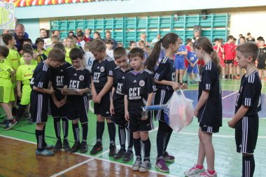 Odessa, Ukrayna - 29 Nisan 2017: rugby ligi odessa maçın özel spor okulu