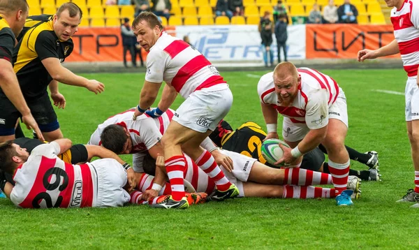 Oděsa Ukrajina Okt 2017 Rugby Championship Národní Tým Oděsa Charkově — Stock fotografie