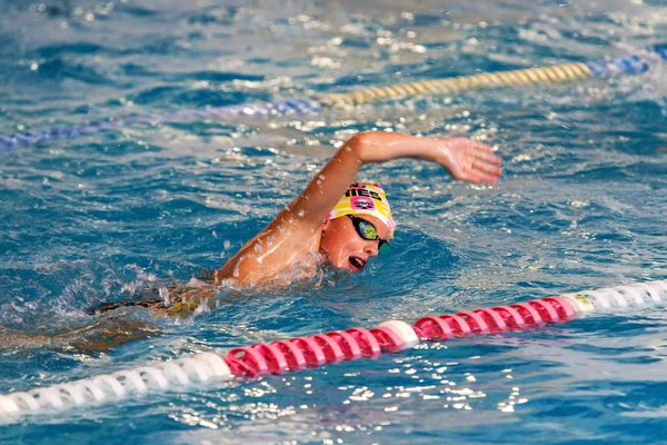 Odessa Ukraine September 2016 Sportliches Schwimmen Pool Während Der Ukrainischen — Stockfoto