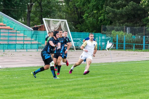 Krasnodar Rússia Maio 2018 Campeonato Russo Rugby Entre Homens Kuban — Fotografia de Stock