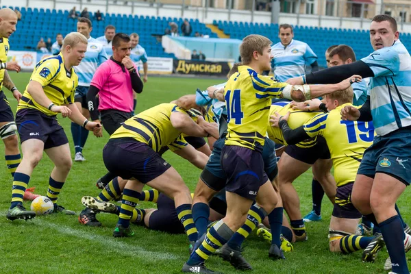 Odessa Ukraine Mai 2017 European Rugby Champions Cup Ukraine Bleu — Photo